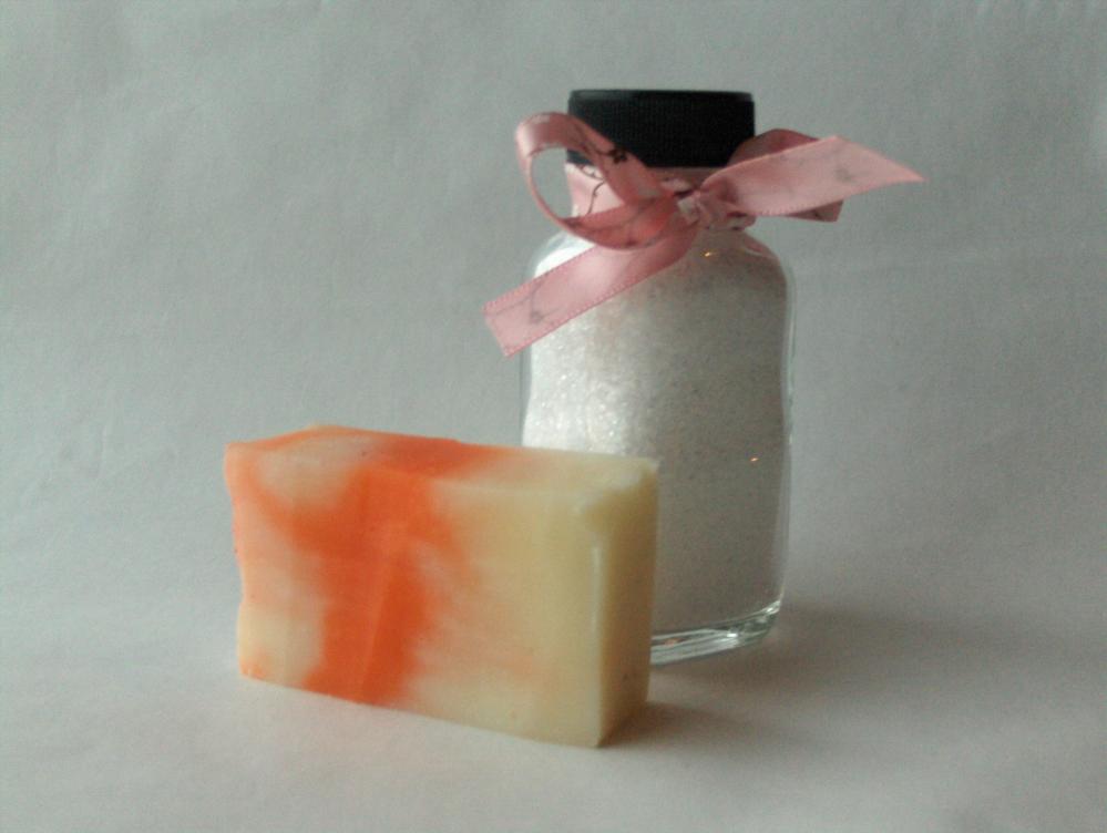 My Heart's Desire Gift Box Including Bath Salts And Handmade Soap