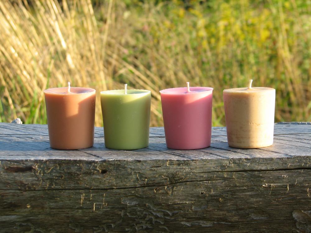 A Scents Of Vermont Sampler Of Handpoured 2oz Votives Made In Vermont