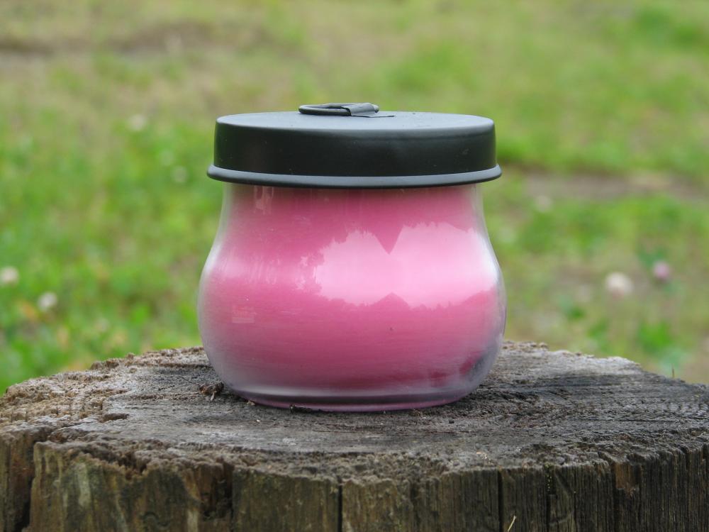 Black Raspberry And Vanilla Scented Soy Candle Jar 12oz~made In Vermont